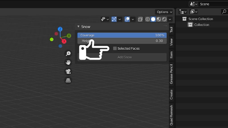 「Real Snow」美しい積雪を、簡単に作り出せるAdd-on!使い方やレビューなど - ijigen.net