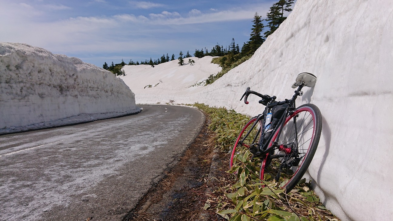 父の日までセール　踏雪尋梅バングル　白 雪の壁と渋峠！！【2023年GWの巻(3/4)】 - 山を登りて戻り来よ