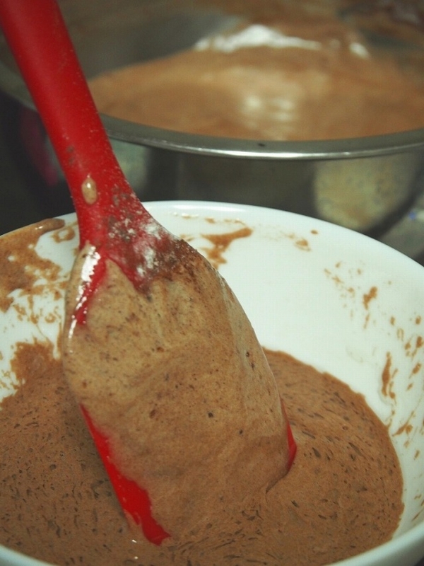 ココアスポンジ工程3 ココアスポンジ工程3