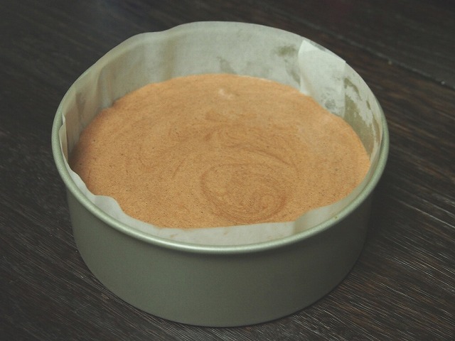 ココアスポンジ工程5 ココアスポンジ工程5