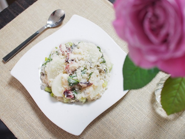 f:id:ikashiya:20171218000052j:plain 料理と花2