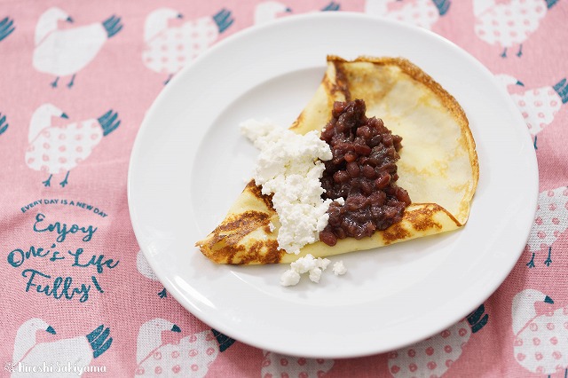 あんこ カッテージチーズの組み合わせが美味しい 生かし屋さん