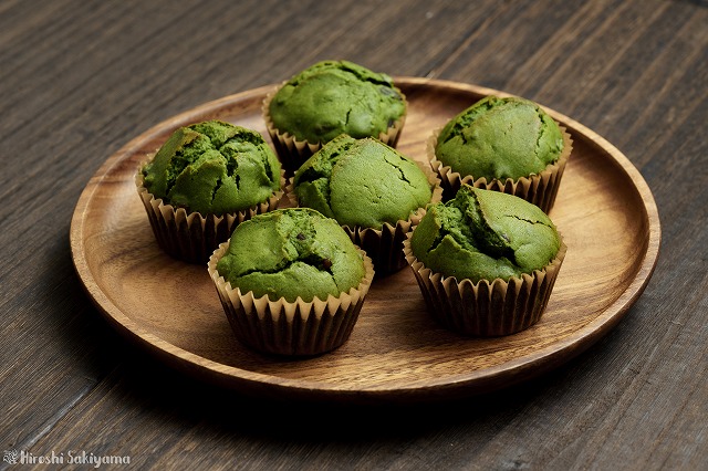 f:id:ikashiya:20180701141953j:plain 抹茶と大納言のマフィン
