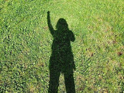 頑張ろうのポーズ