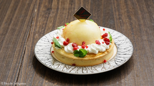 f:id:ikashiya:20180728134916j:plain 桃のチーズタルト
