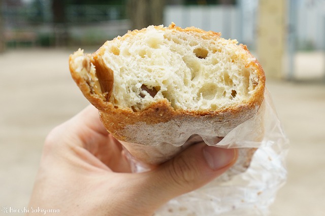 f:id:ikashiya:20180827162252j:plain レモンブレッドの断面