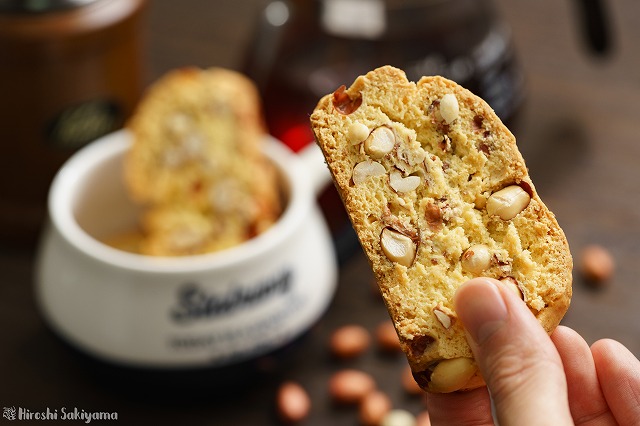 塩ピーナッツビスコッティ3