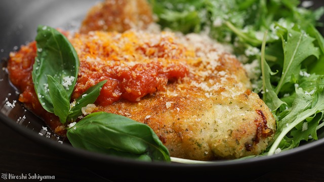 f:id:ikashiya:20180927154901j:plain フライパン・揚げ焼きで作るカツレツ3