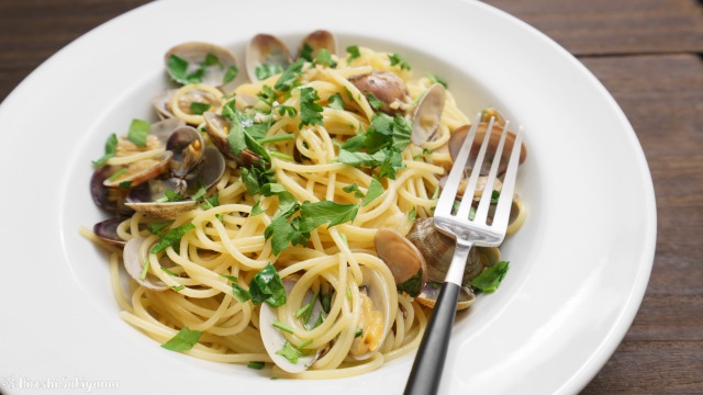 f:id:ikashiya:20190126164626j:plain ボンゴレ・ビアンコのアップ