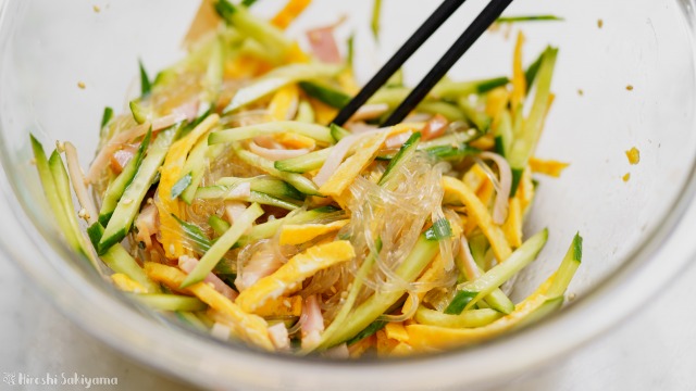 材料を合わせる