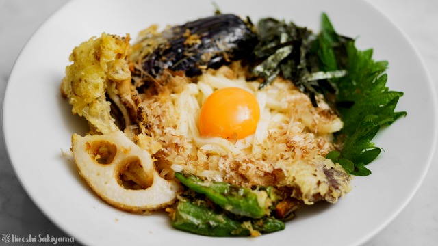 天ぷらぶっかけうどん
