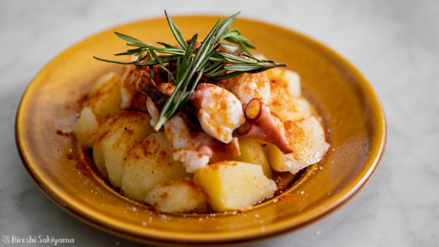 たことじゃがいものガリシア風