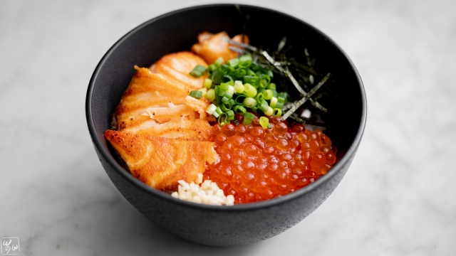 鮭いくら丼