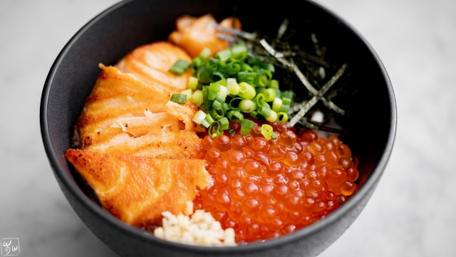 鮭いくら丼