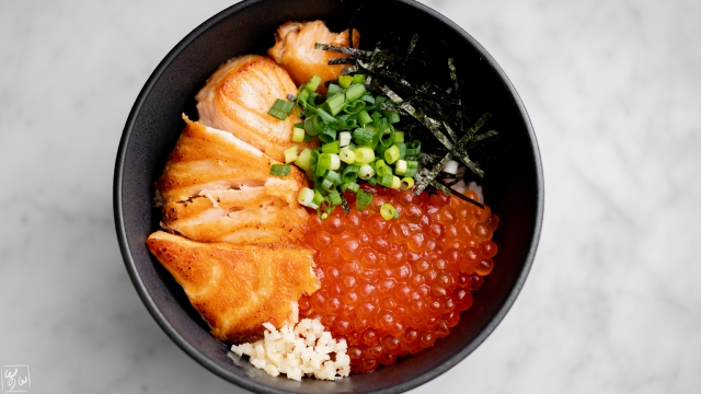 鮭いくら丼