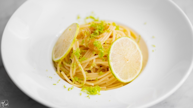 レモンのアーリオオーリオパスタ
