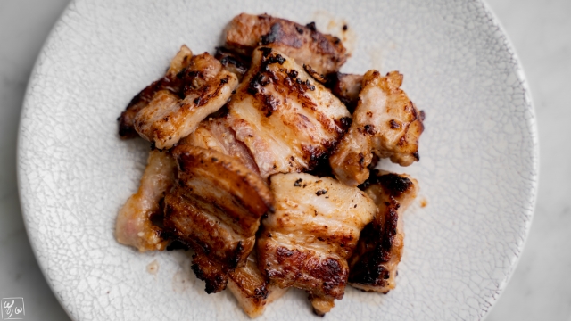 塩麹にんにく豚バラ焼肉