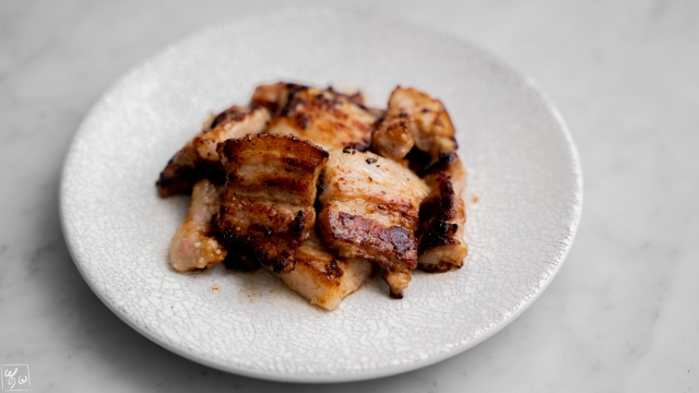 塩麹にんにく豚バラ焼肉