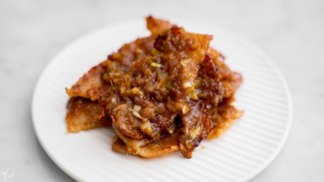 ねぎ味噌生姜焼き