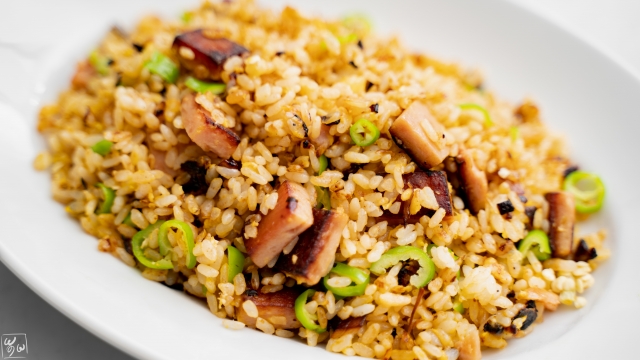 焼き味噌スパムチャーハン