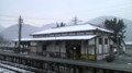 [採銅所駅][日田彦山線][雪]雪の日の採銅所駅2009.12.31