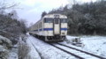 [採銅所駅][日田彦山線][雪]雪の日の採銅所駅2009.12.31