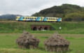 [平成筑豊鉄道][みつあんきょ][内田三連橋梁]［なのはな号］［二両連結］なのはな号2010.04.21