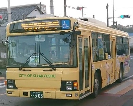 元は都営バスだった北九州市営バスの0503 いかすみのひとり言