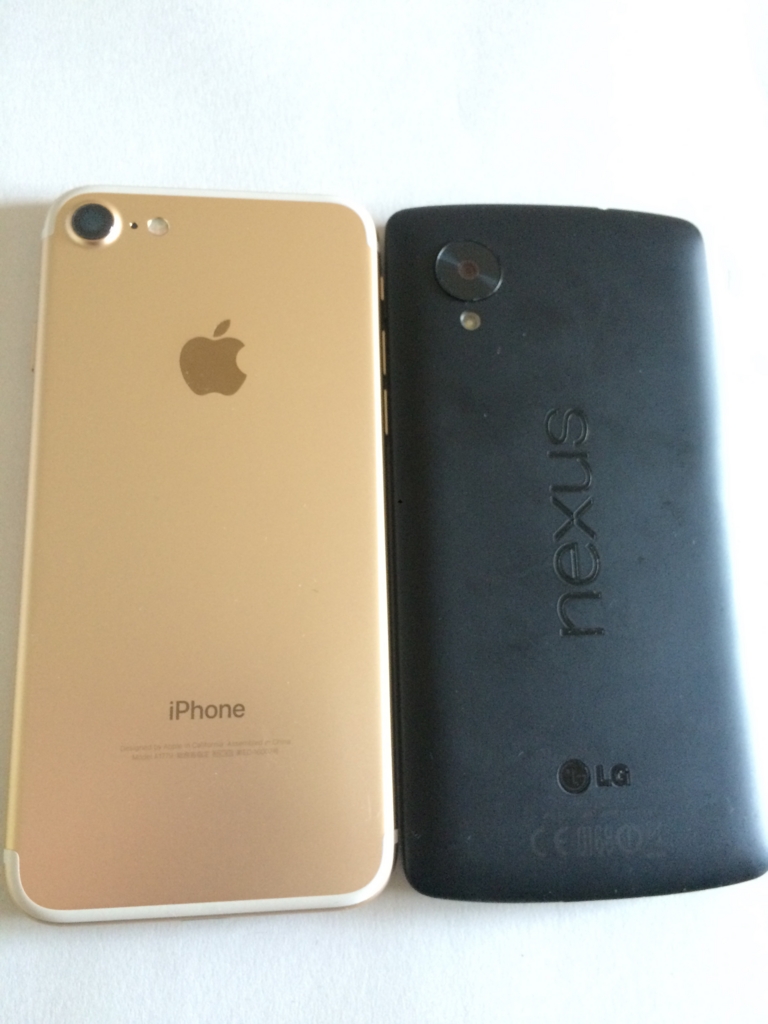 Iphone7 感想とnexus5との比較 Kansou
