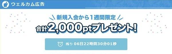 ウェルカム広告