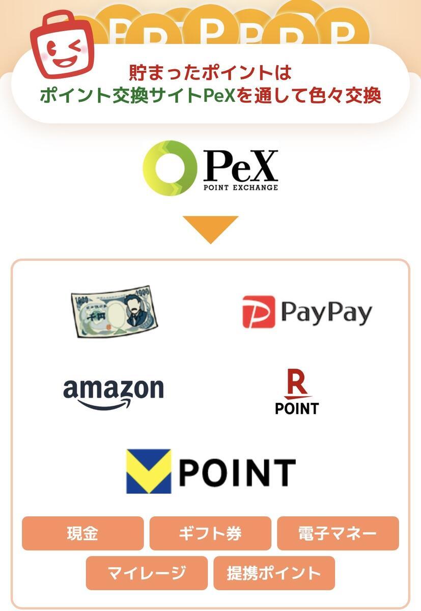 ECナビのポイント交換先