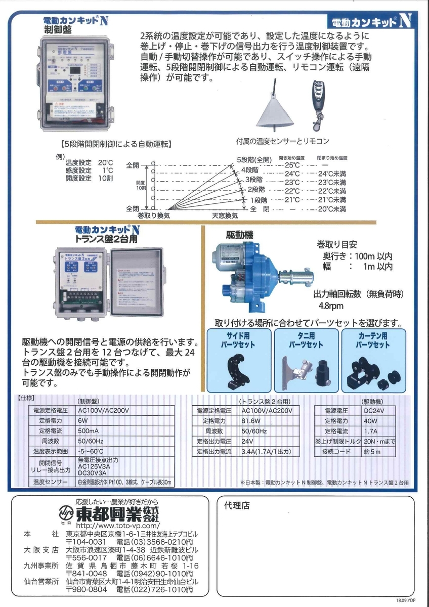 超美品の 東都興業 サイド巻上機 カンキット104