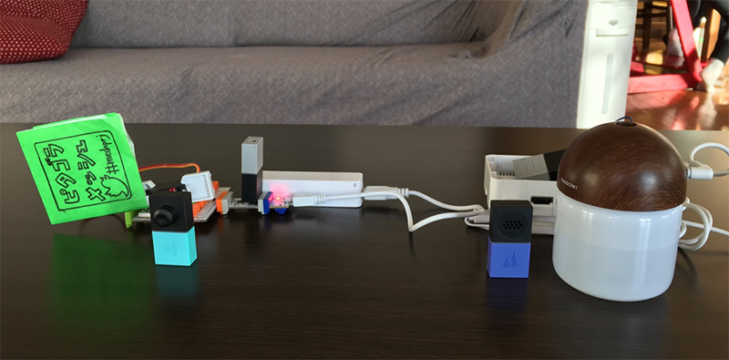 ラズパイUSBによる加湿器操作