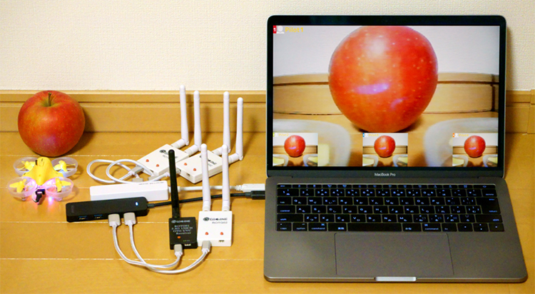 PCと簡易受信機でモニタリング可能なTiny View Plus