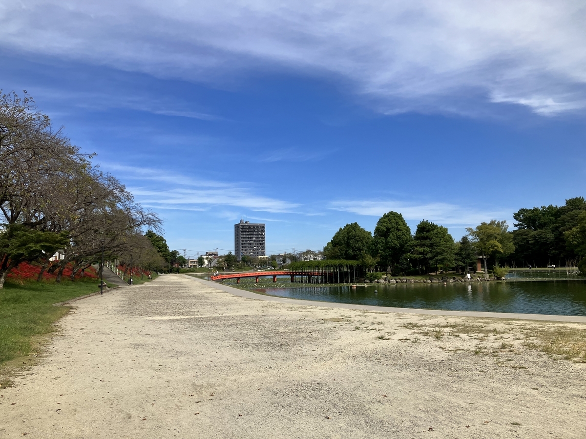天皇川公園の風景