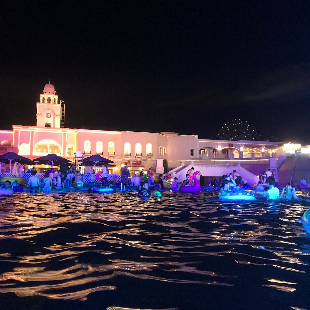 ラグーナ蒲郡 のナイトプールに行ってきた 花火も必見 愛知 蒲郡市 いくらうにのデート日記
