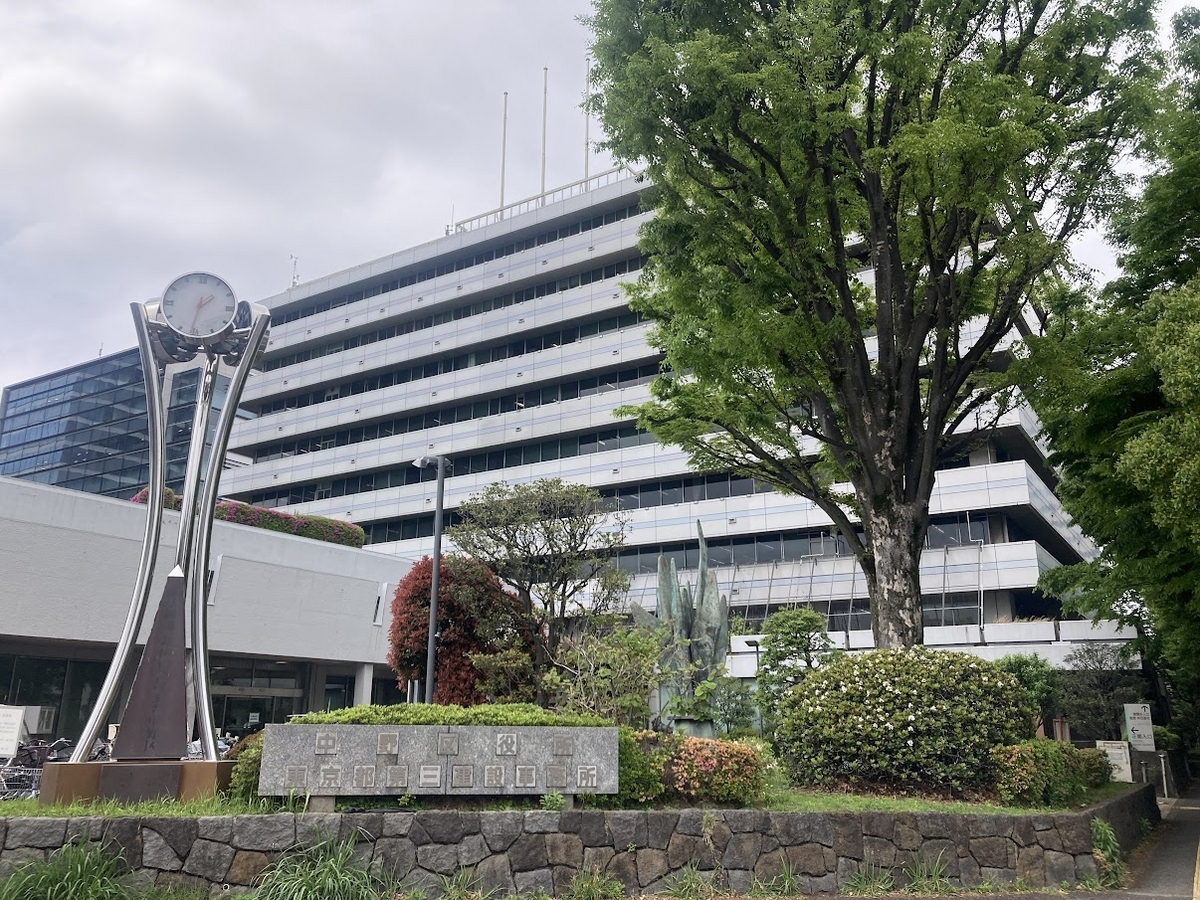 新旧区役所庁舎 - 毎日探検、虹を見逃さないように