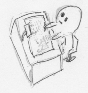 Thinkerのイラスト