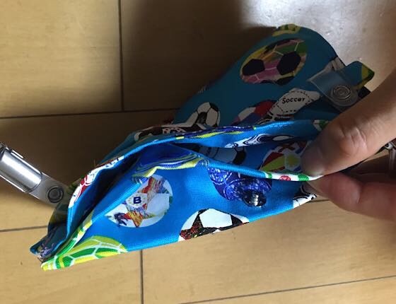 仕切り付きの移動ポケット