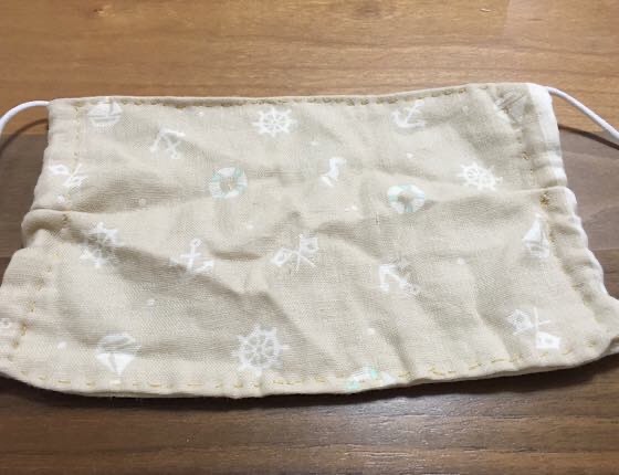 手縫いのテキトー自宅マスク