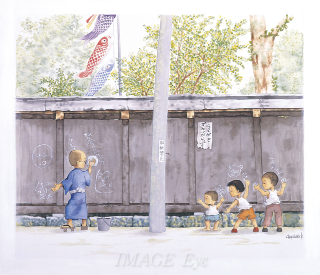 子どもの落書きサイクロン』（絵画） 第19回