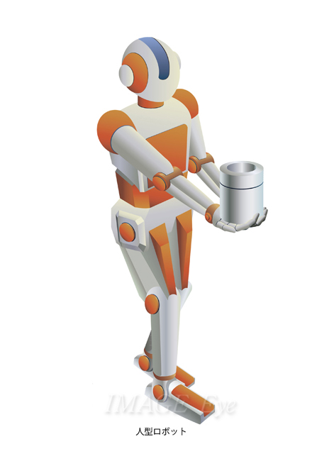 私たちの生活に必要となる人型ロボット Imageeye Illust