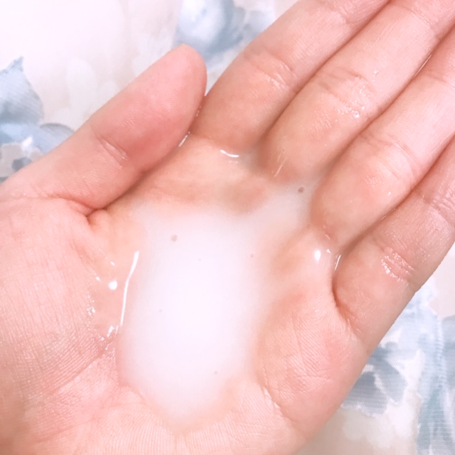 マスク取りだし後に余っていた美容液
