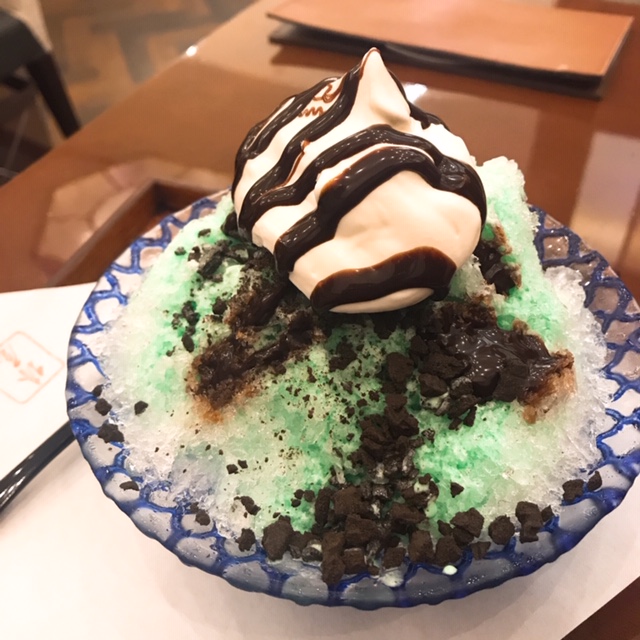 ココアクッキーのトッピングが◎