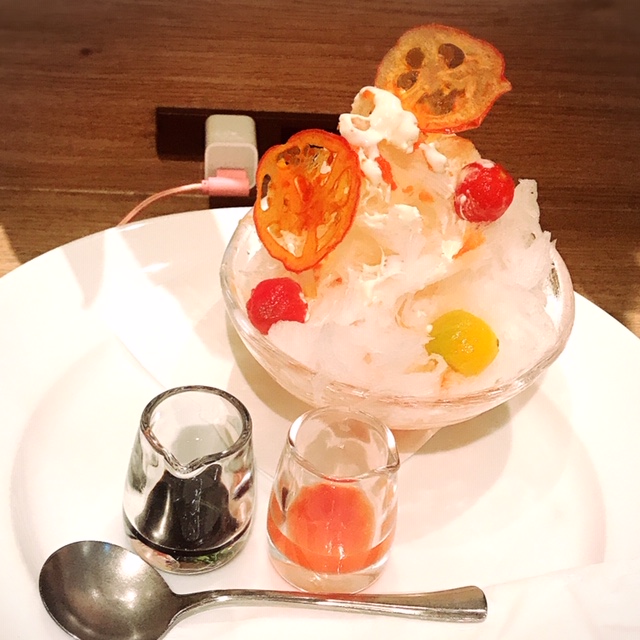 秋田県産 トマト×バルサミコのかき氷
