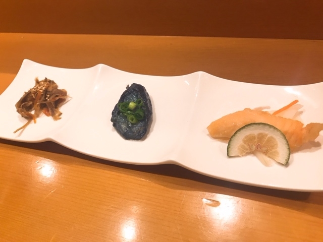 3種類のお通し