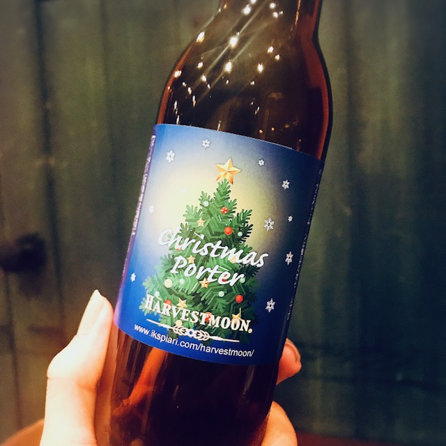 ラベルもクリスマス仕様で可愛い「クリスマス・ポーター」