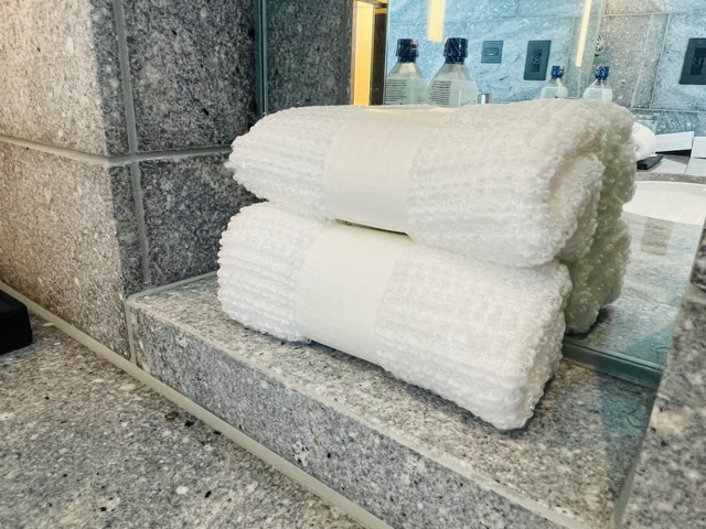 「The Okura Tokyo」プレステージルームのボディタオル