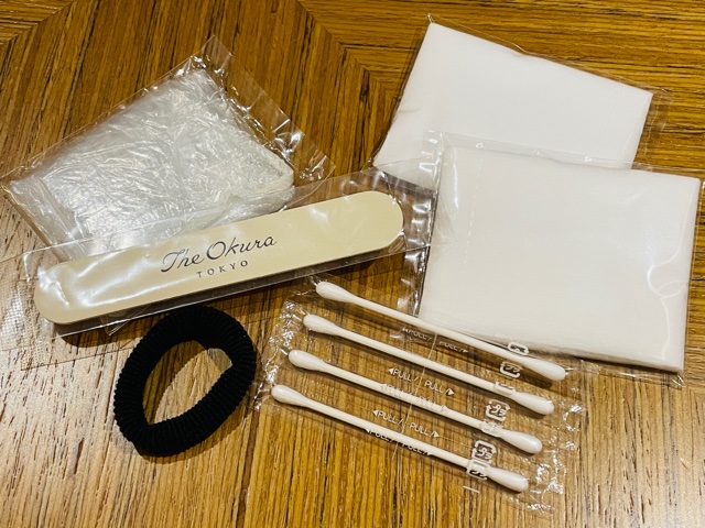 「The Okura Tokyo」プレステージルームの引き出し内アメニティ