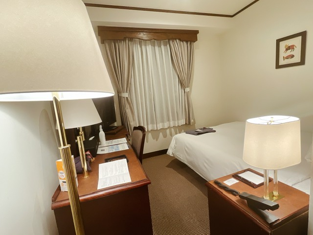「松本ホテル花月」入口から見える景色